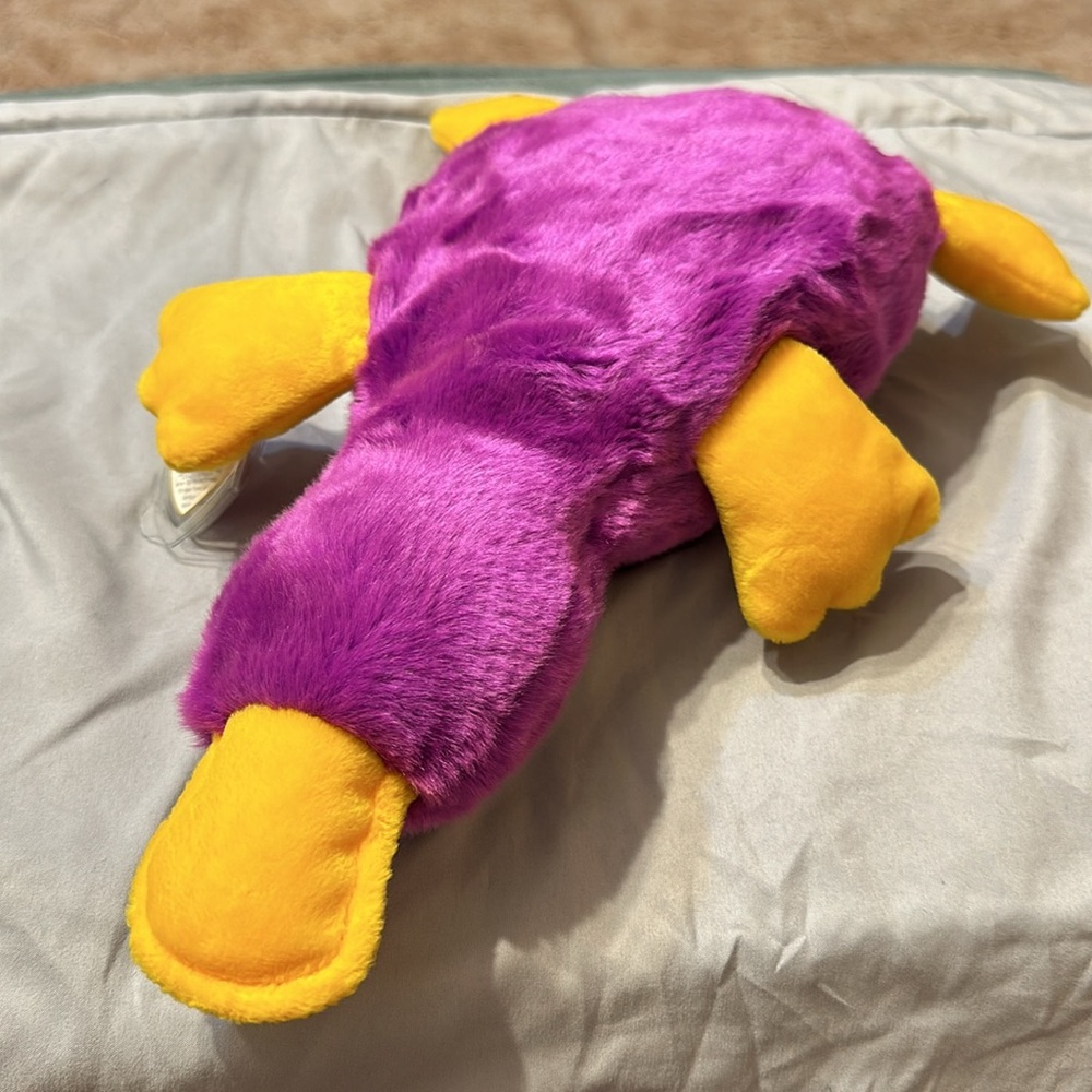 TY BEANIE BUDDY - PATTI  the maroon Platypus. Tags intact - Picture 4 of 4